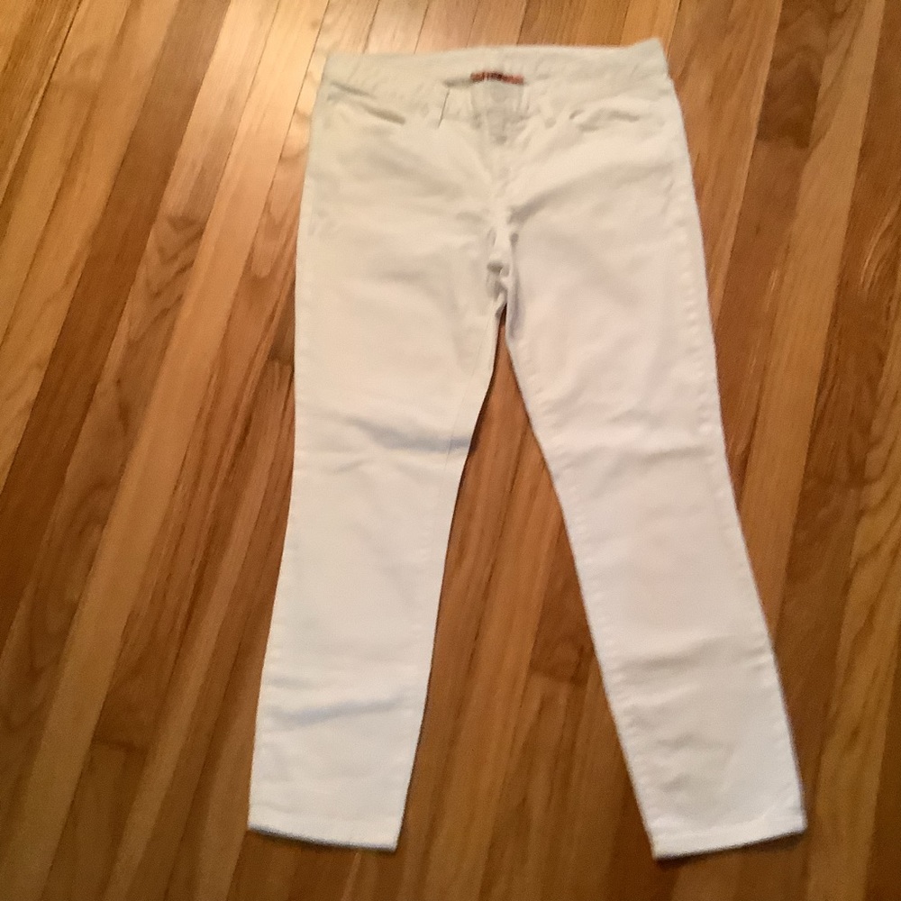 TORY BURCH White Cropped Skinny Jeans - Picture 3 of 12